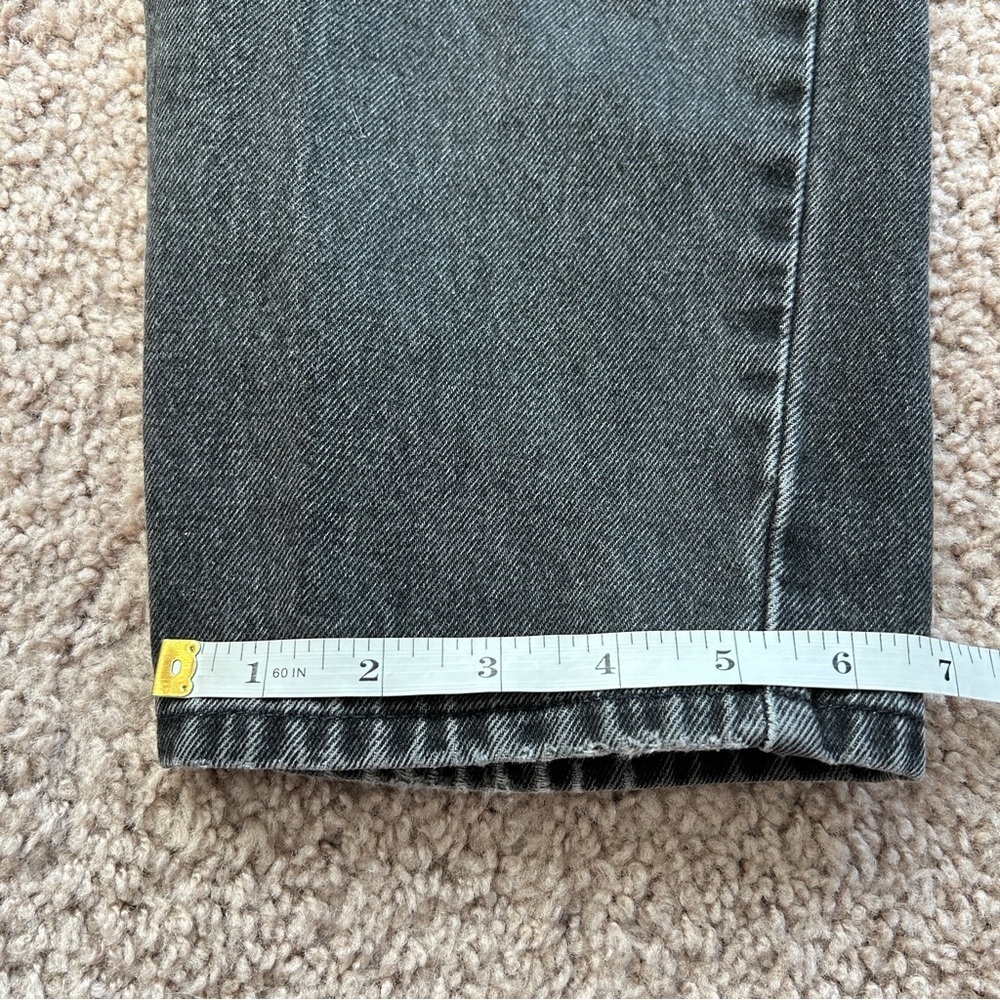 Levi's Vintage Charcoal Gray Orange Tab 560 Loose Fit Tapered Leg Jeans 34x36 - Picture 10 of 10